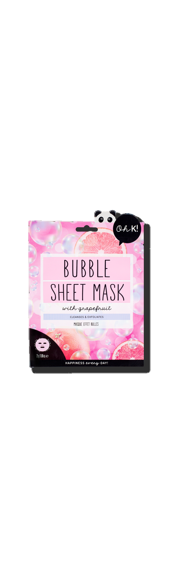 Ulta Oh K   Pink Bubble Sheet Mask with Grapefruit
