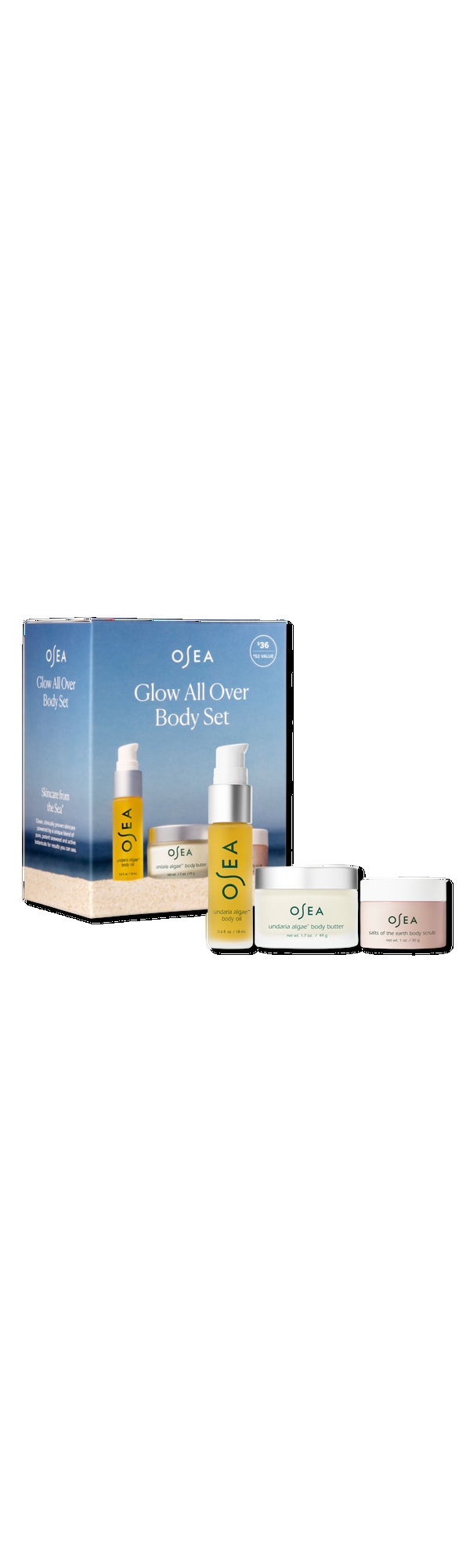 Ulta OSEA  Glow All Over Body Travel Size Set