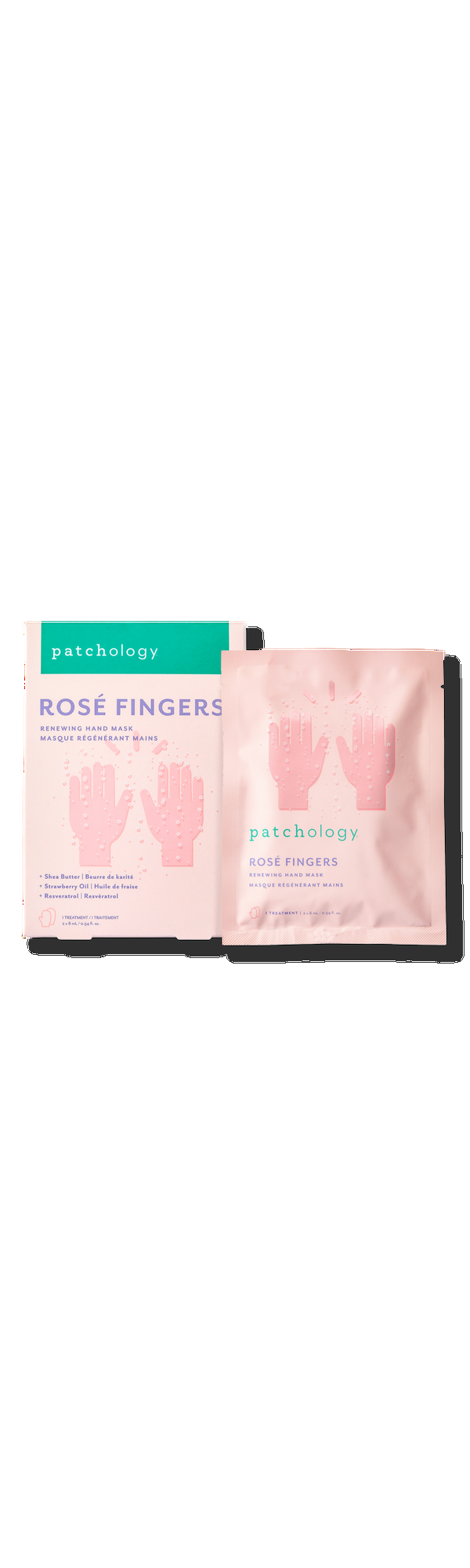 Ulta Patchology  Rosé Fingers - Renewing Hand Mask