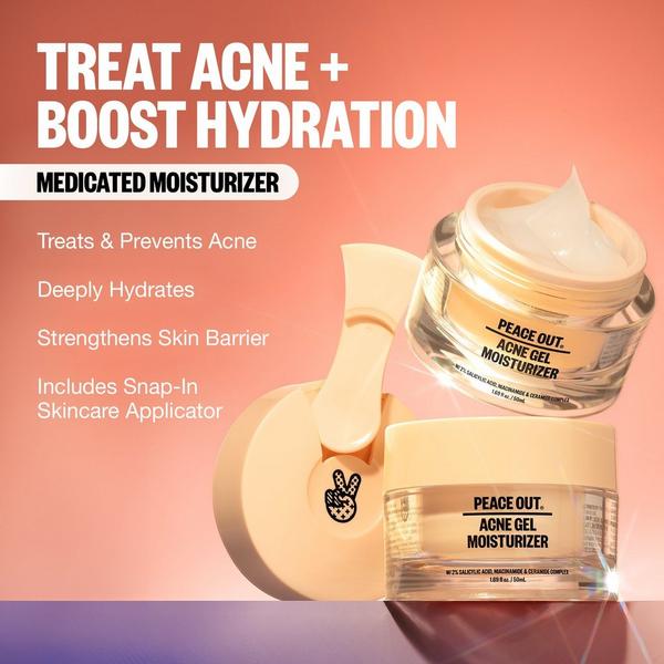 Ulta Peace Out  Acne Gel Moisturizer