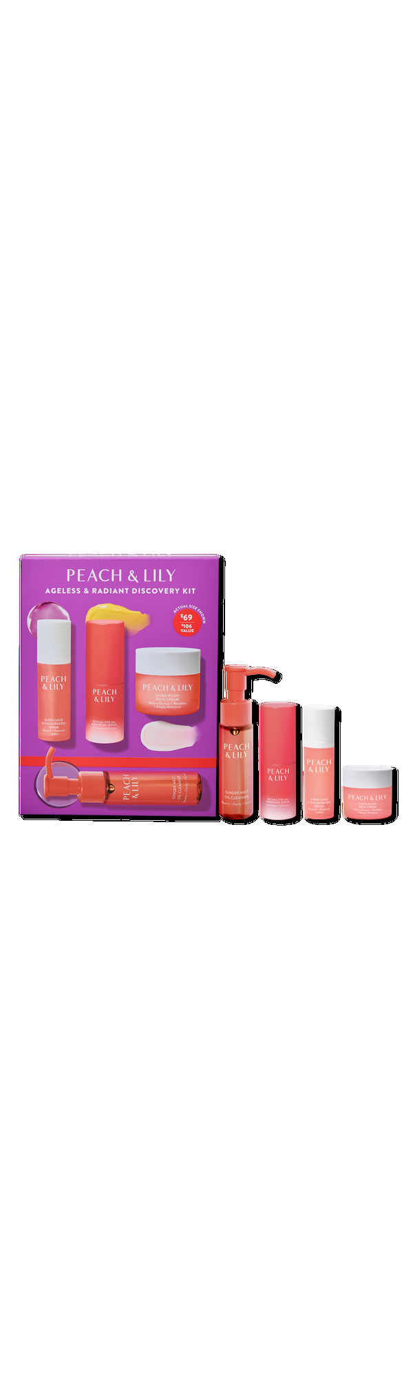 Ulta PEACH & LILY  Ageless & Radiant Discovery Kit