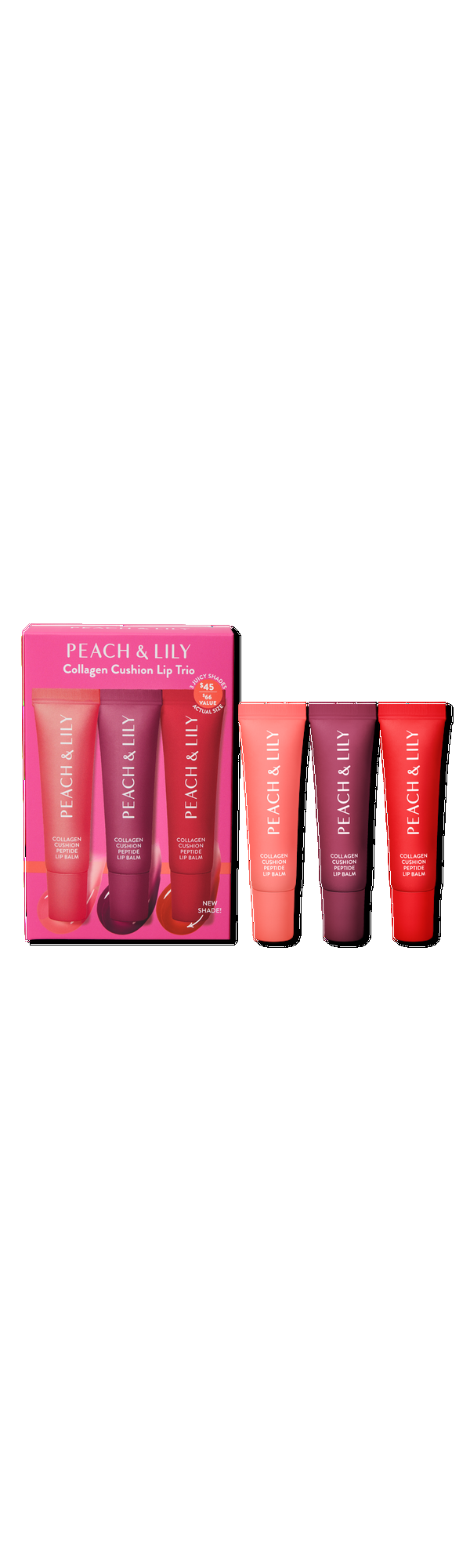 Ulta PEACH & LILY  Collagen Cushion Lip Trio