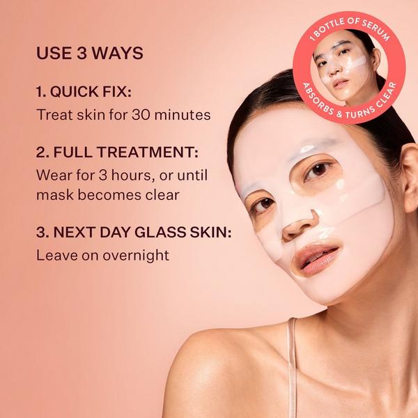 Ulta PEACH & LILY  Glass Skin Ginseng Collagen Mask