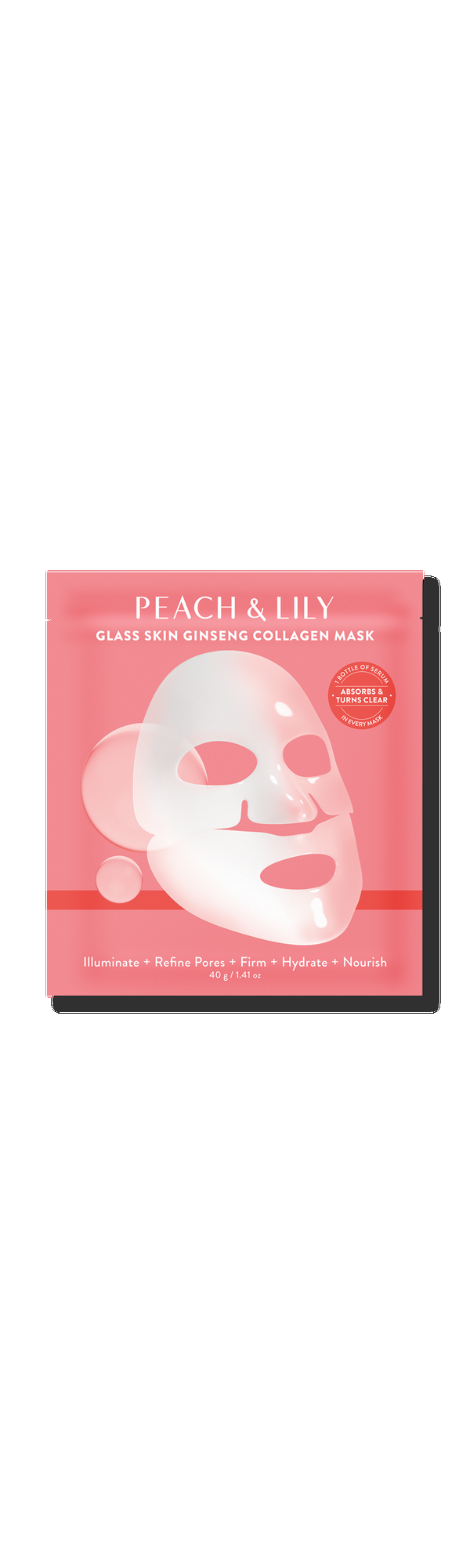 Ulta PEACH & LILY  Glass Skin Ginseng Collagen Mask