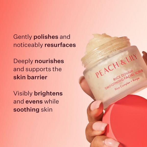 Ulta PEACH & LILY  Rice Dough Smoothing Facial Scrub