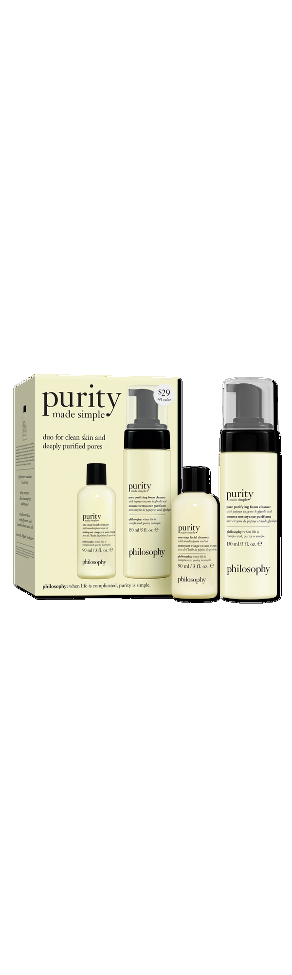 Ulta Philosophy  Purity Made Simple 2 Piece Set