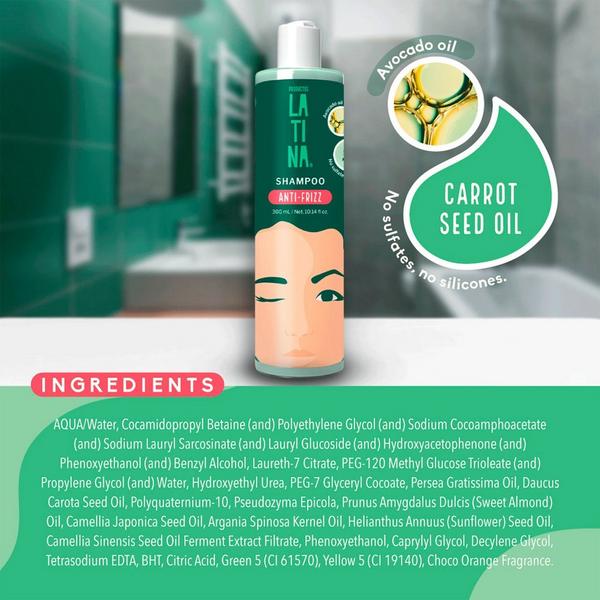 Ulta Productos LATINA  Anti-Frizz Shampoo