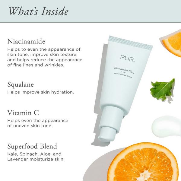 Ulta PÜR  Go With The Glow Niacinamide Drops