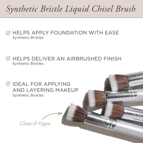 Ulta PÜR  Liquid Foundation Chisel Makeup Brush