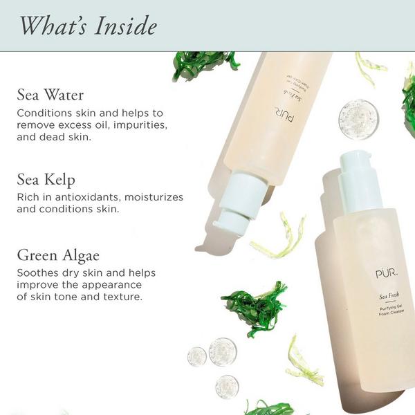 Ulta PÜR  Sea Fresh Purifying Gel Foam Cleanser
