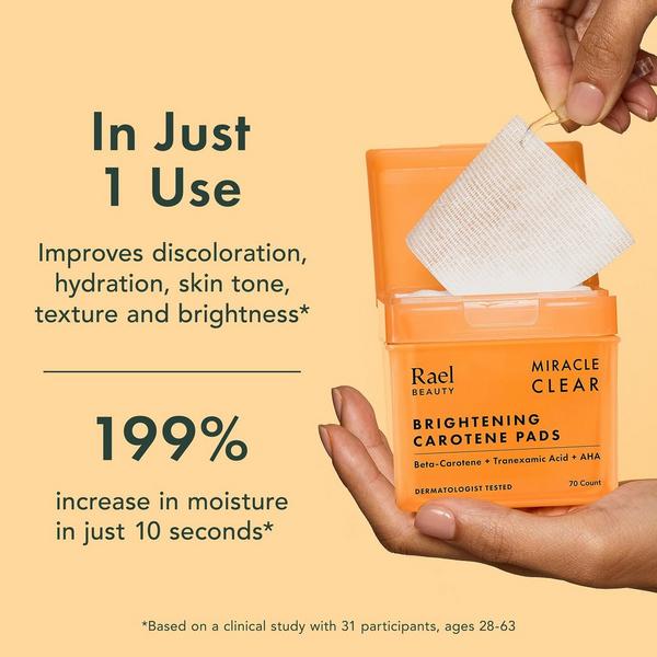 Ulta Rael  Miracle Clear Brightening Carotene Pads