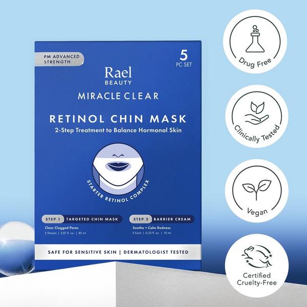 Ulta Rael  Miracle Clear Retinol Chin Mask Set