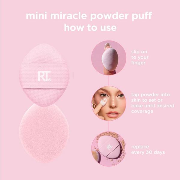 Ulta Real Techniques  Mini Miracle Powder Puff Trio