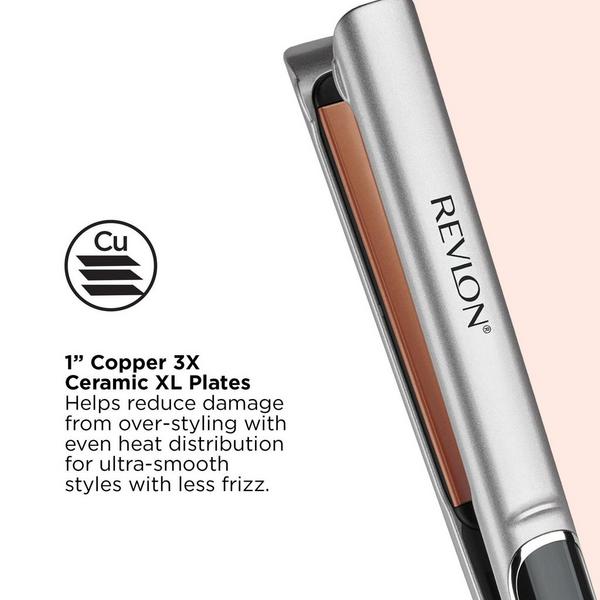 Ulta Revlon  1" Extra Long Copper Digital Flat Iron