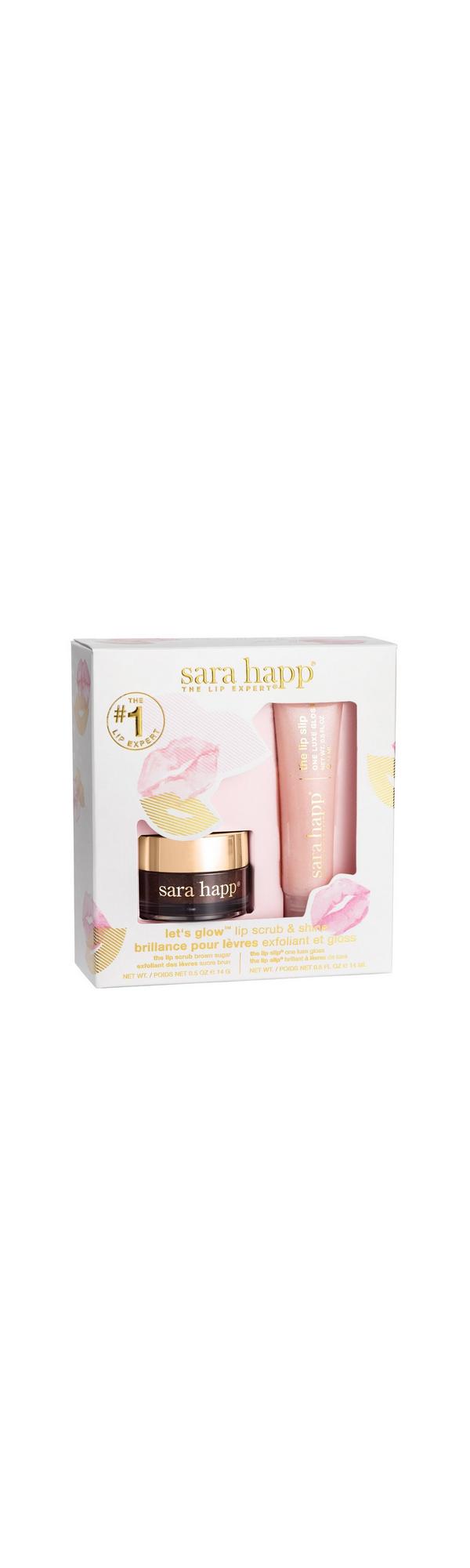 Ulta Sara Happ  Let's Glow: Lip Scrub & Shine Kit