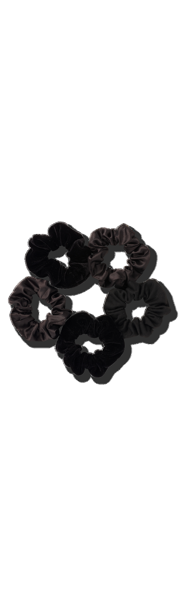 Ulta Scünci  Black Satin Pony Tail Scrunchies