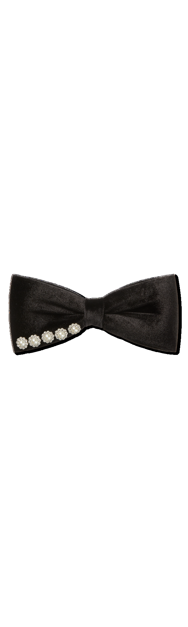 Ulta Scünci  Elite Black Bow Barrette with Pearls