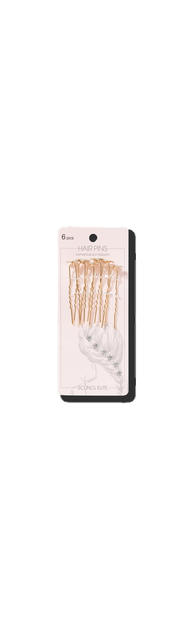 Ulta Scünci  Gold And White Hairpin Set