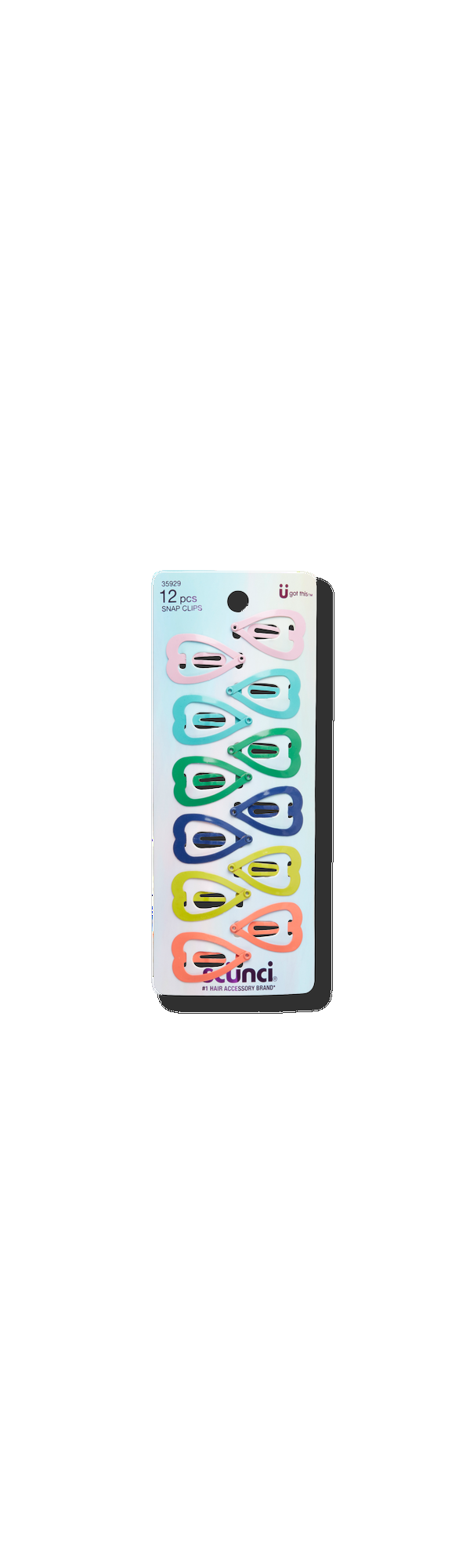 Ulta Scünci  Heart Snap Clips