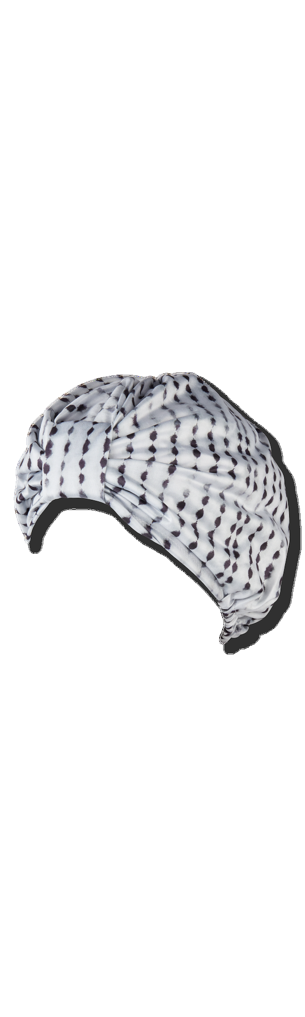 Ulta Scünci  Prep White & Black Polka Dot Shower Cap