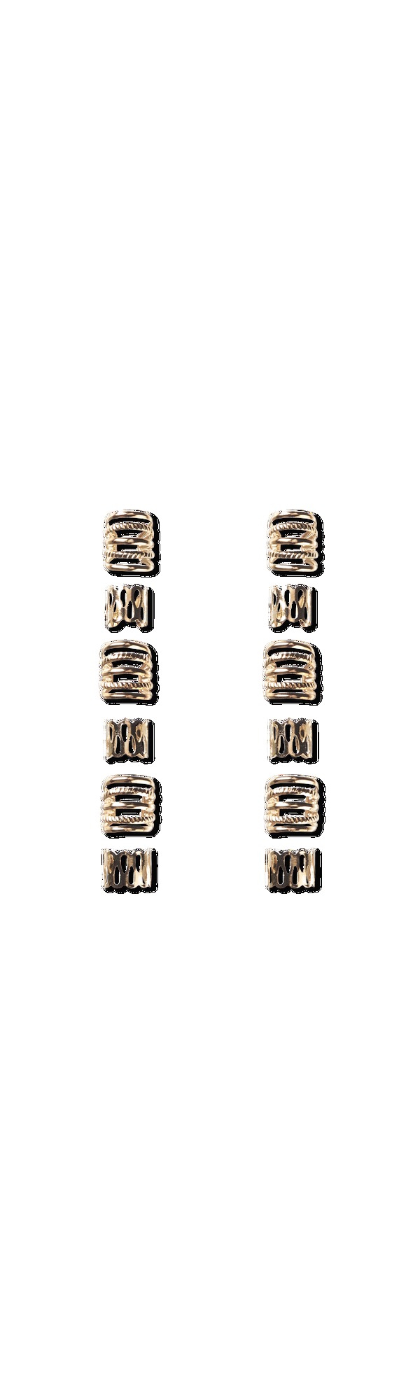 Ulta Scünci  Primp Metal Braid Cuffs