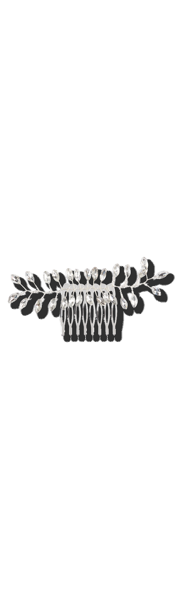 Ulta Scünci  Silver & Rhinestone Hair Comb