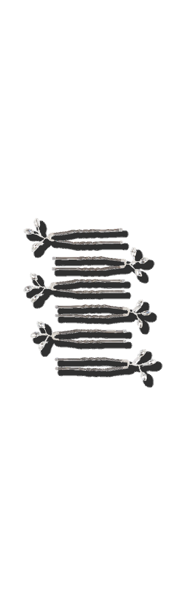 Ulta Scünci  Silver & Rhinestone Hair Pins