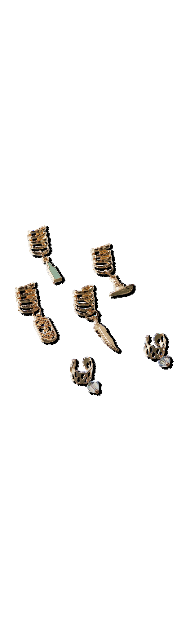 Ulta Scünci  Wicked Hair Cuffs With Charms