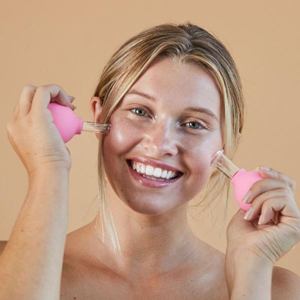 Ulta Skin Gym  Glowy Glass Face Cupping Set