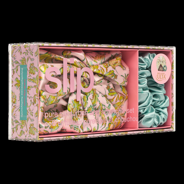 Ulta Slip  Pure Silk Turban Gift Set - Fern
