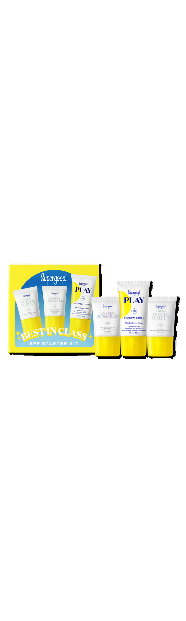 Ulta Supergoop   Best in Class SPF Starter Kit