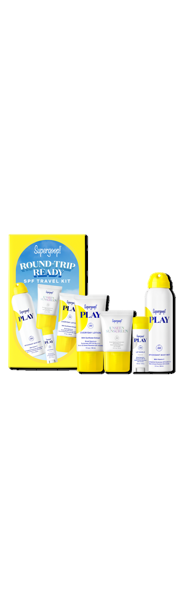 Ulta Supergoop   Round-Trip Ready SPF Travel Kit