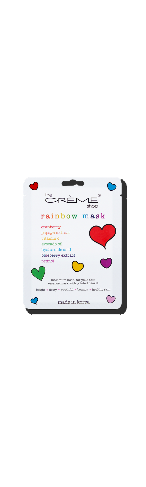 Ulta The Crème Shop  Rainbow Face Mask