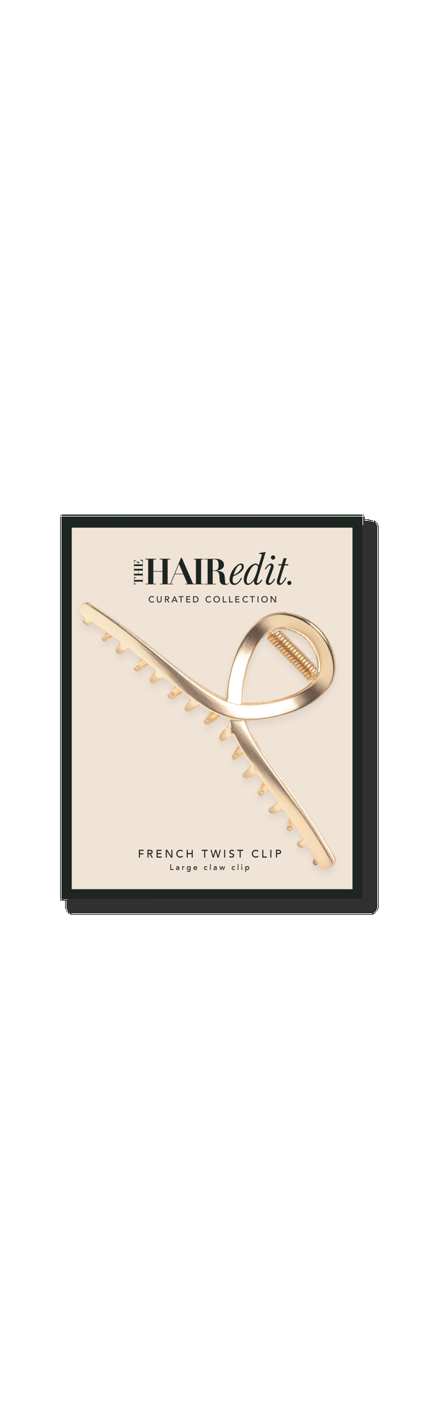 Ulta The Hair Edit  Gold French Twist Claw Clip