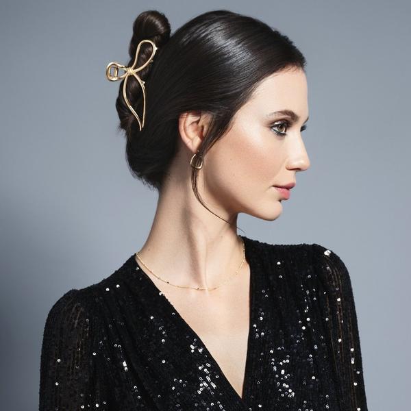Ulta The Hair Edit  Gold Gilded Bow Claw Clip