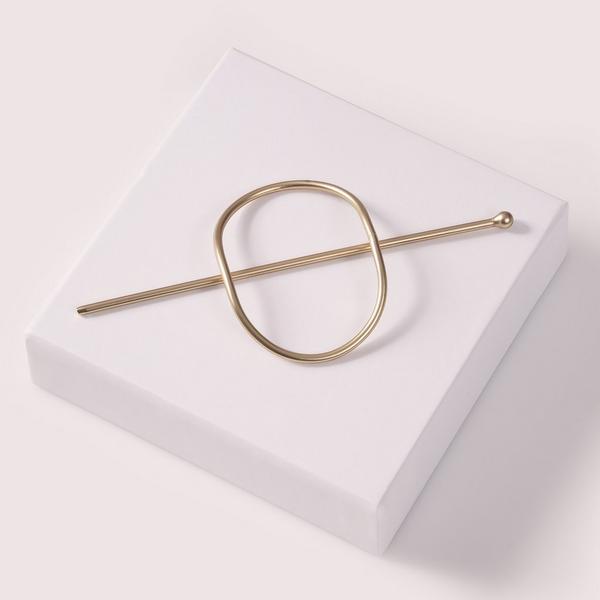 Ulta The Hair Edit  Gold Hoop & Pin Barrette