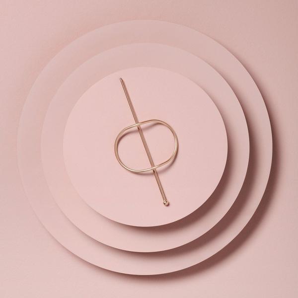 Ulta The Hair Edit  Gold Hoop & Pin Barrette