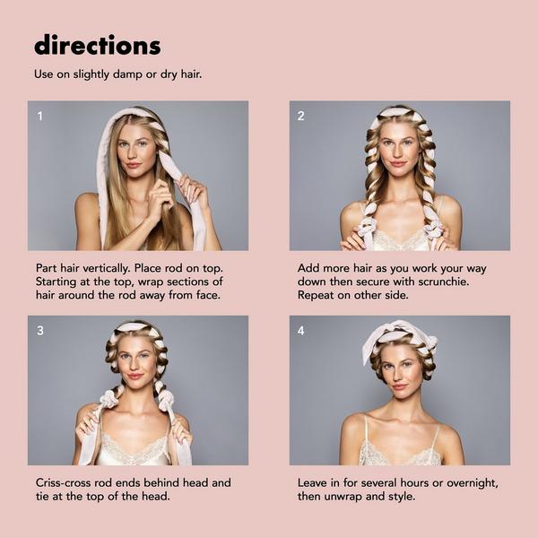 Ulta The Hair Edit  Heatless Soft Ribbon Curl Set