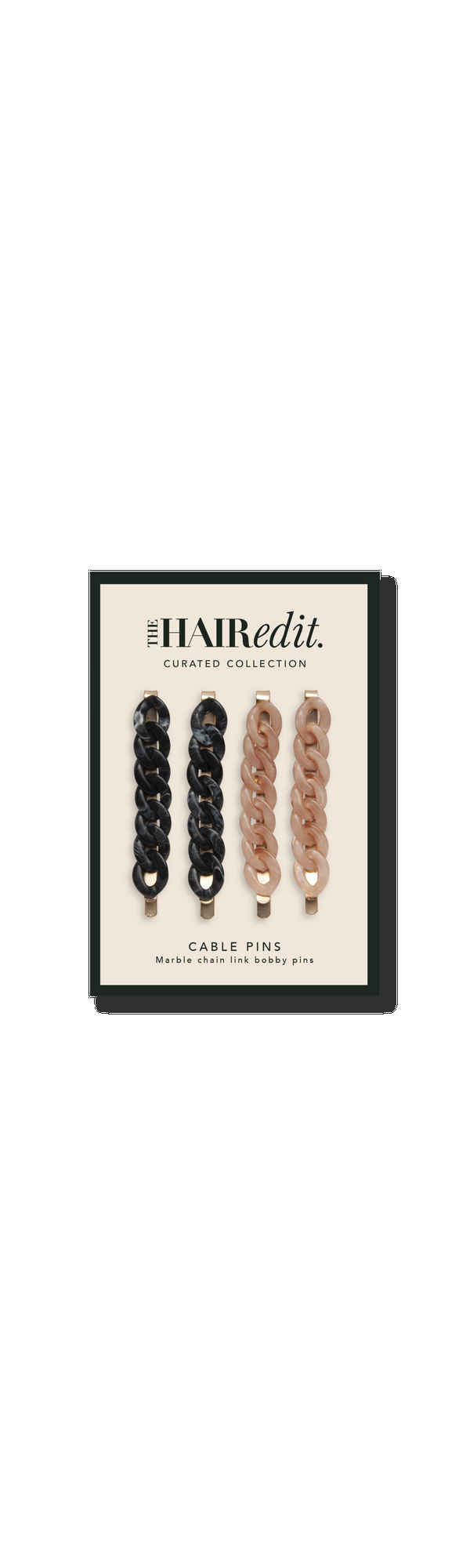 Ulta The Hair Edit  Marble Chain Link Bobby Pins