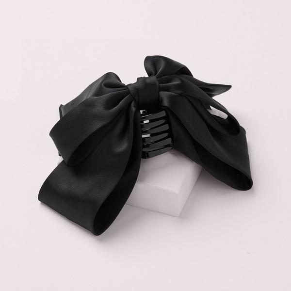 Ulta The Hair Edit  Old Money Satin Bow Claw Clip