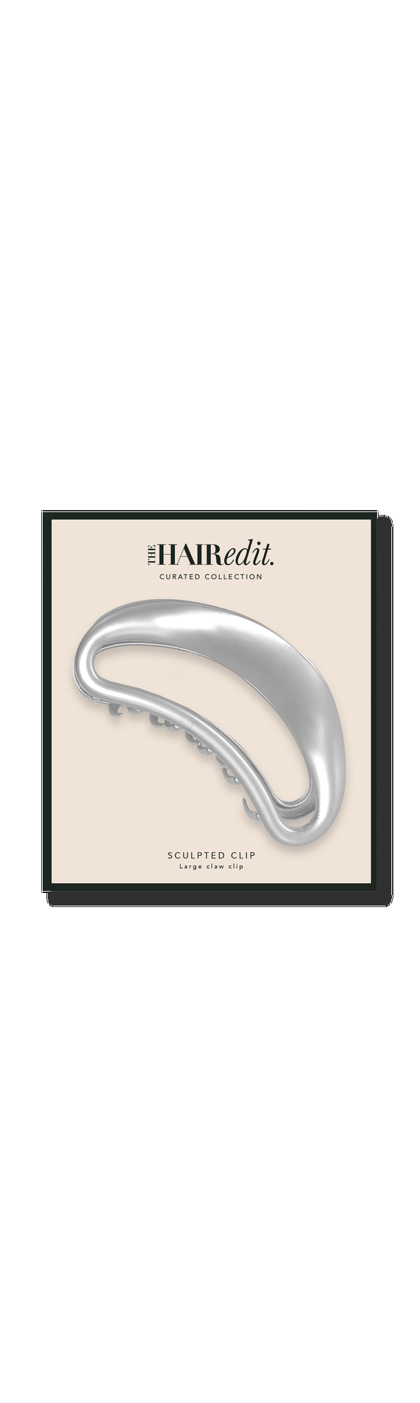 Ulta The Hair Edit  Sculpted Silver Claw Clip