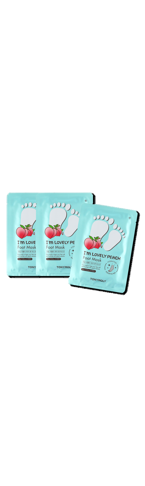 Ulta TONYMOLY  I'm Lovely Peach Hydrating Foot Mask