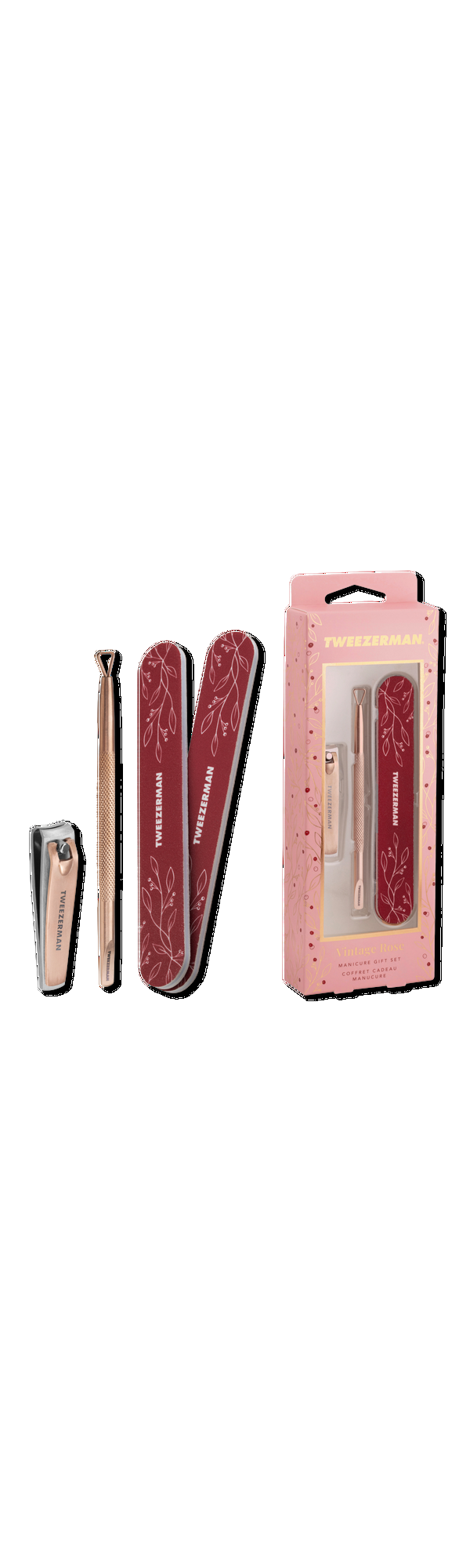 Ulta Tweezerman  Vintage Rose Manicure Gift Set