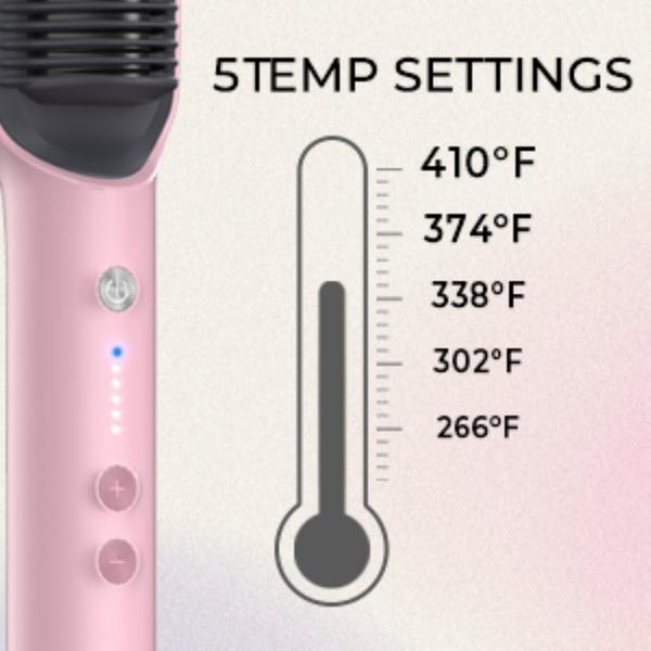 Ulta TYMO Beauty  Ring Pink Hair Straightening Comb