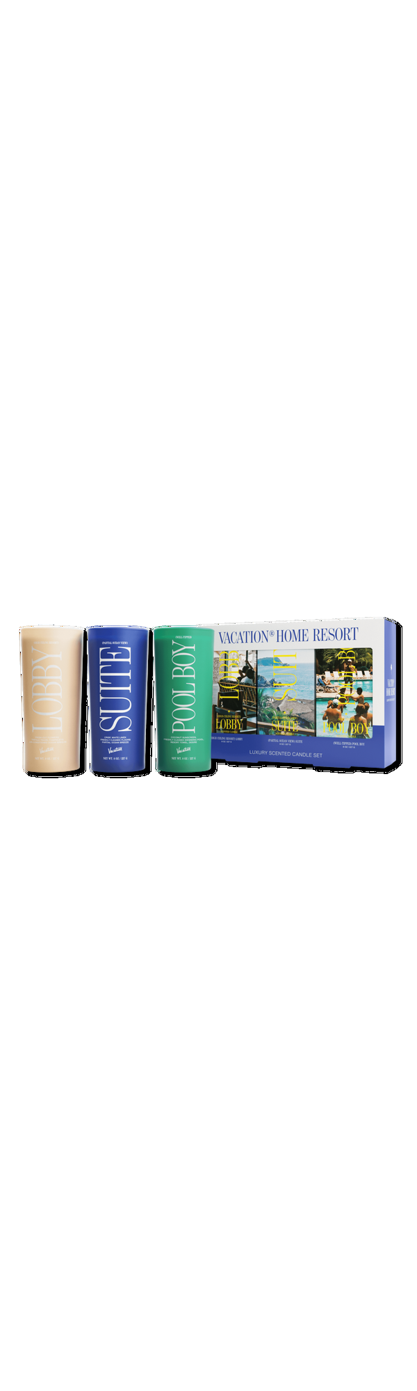 Ulta Vacation  Home Resort Three Candle Set
