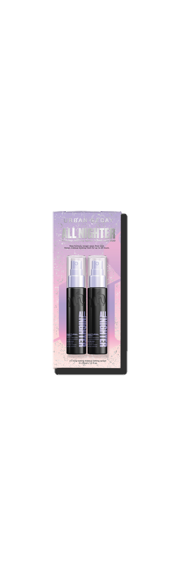 Ulta Urban Decay Cosmetics  Mini All Nighter Setting Spray Travel Duo Holiday Gift Set