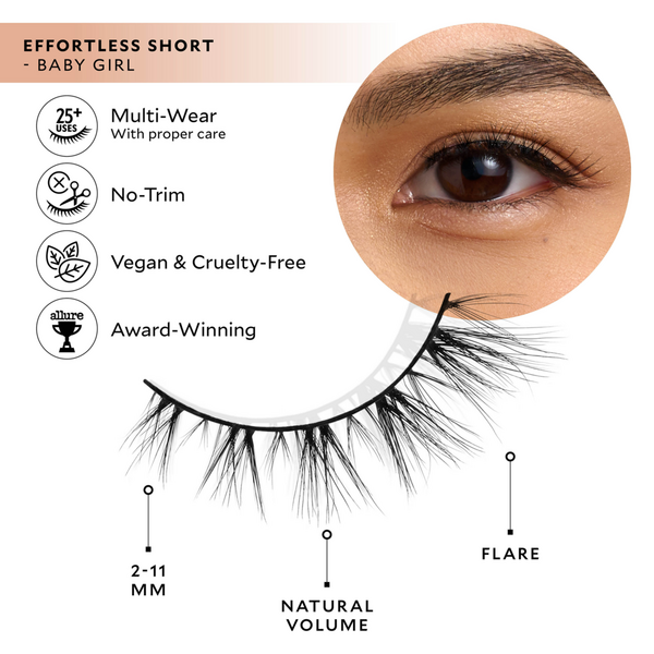 Ulta Velour Lashes  Baby Girl Effortless Short Natural False Lashes