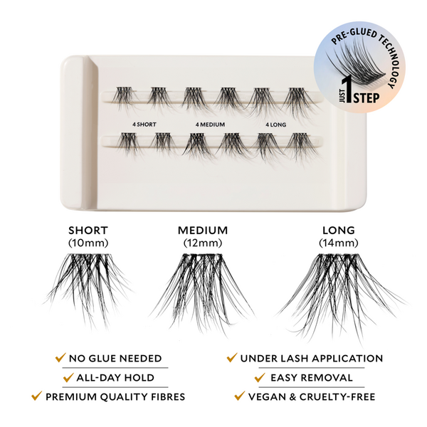 Ulta Velour Lashes  Velour-Xtensions Self-Stick Everyday Natural Lash Clusters