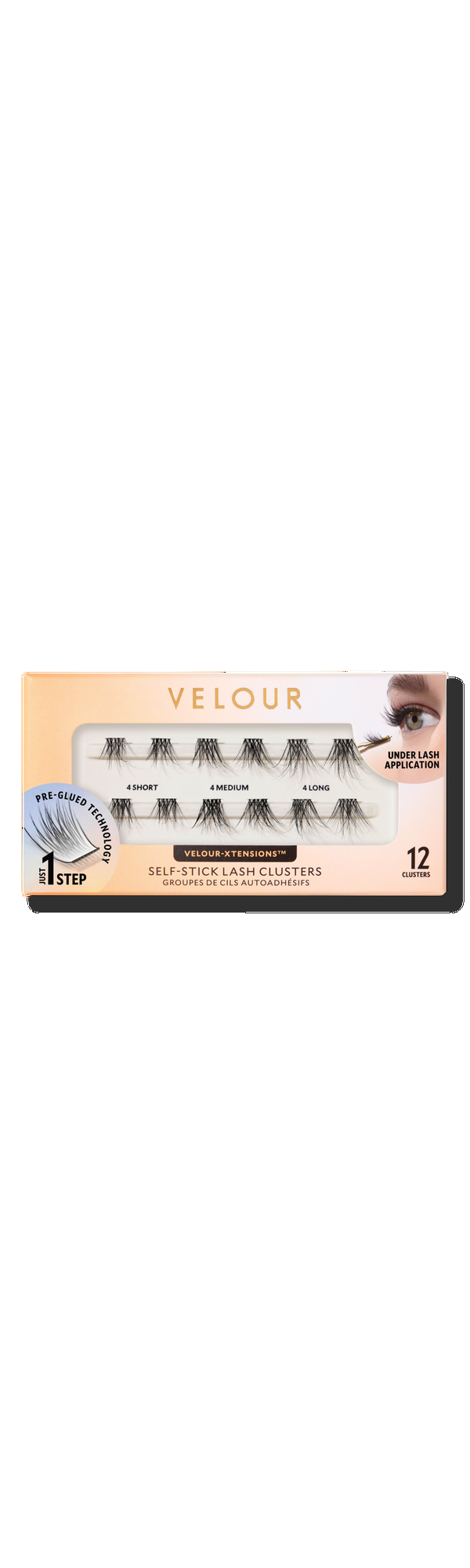 Ulta Velour Lashes  Velour-Xtensions Self-Stick Everyday Natural Lash Clusters