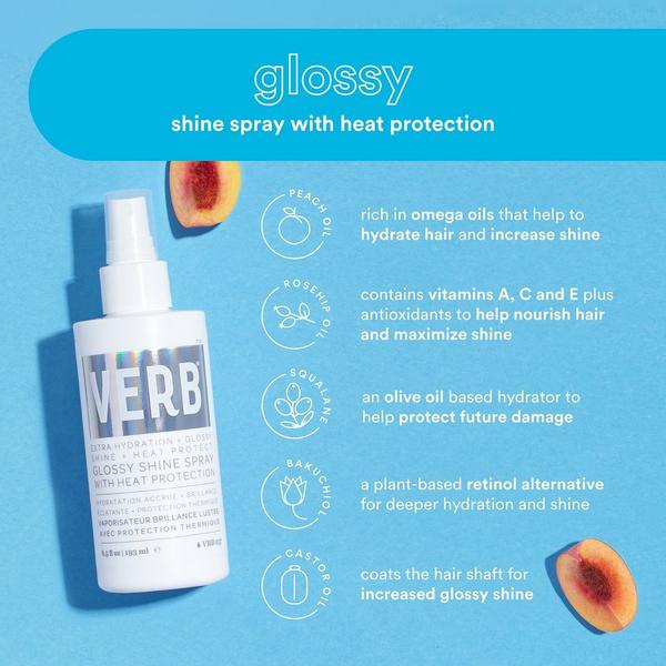 Ulta Verb  Travel Size Glossy Shine Spray With Heat Protection